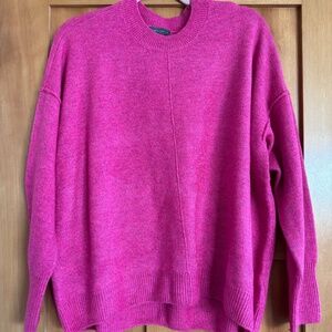 NWOT Vince Camuto Heathered Pink Oversized Sweater